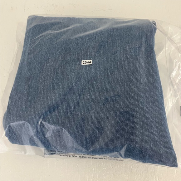 Ética Larson Utility Denim Jumpsuit Size Medium Blue - Picture 8 of 8